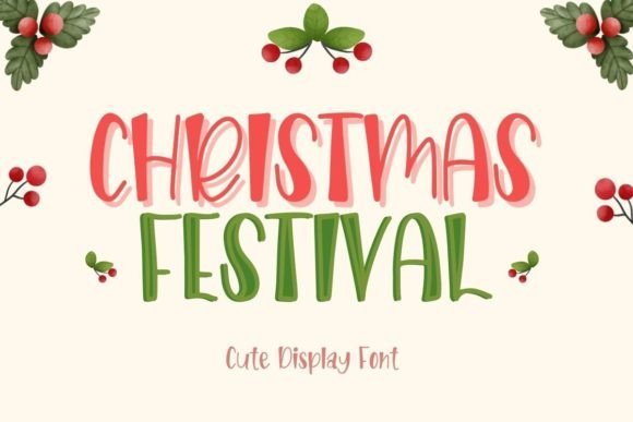 Christmas Festival Font - Featured Image