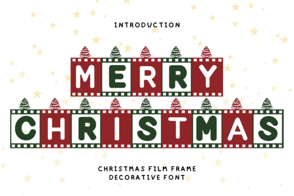Christmas Film Frame Font - Featured Image