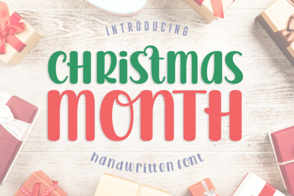 Christmas Month Font - Featured Image