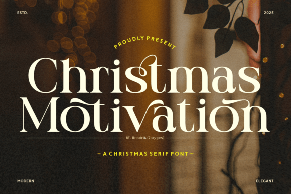 Christmas Motivation Font - Featured Image