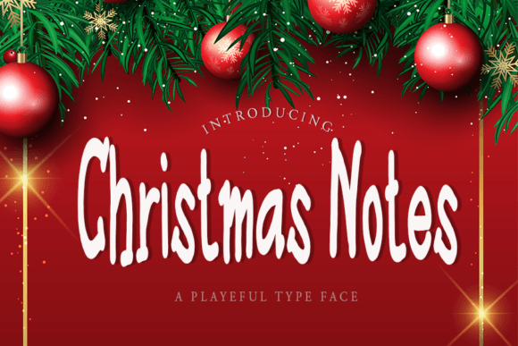 Christmas Notes Font - Featured Image