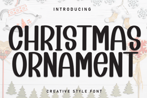 Christmas Ornament Font - Featured Image