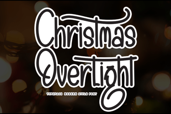 Christmas Overlight Font - Featured Image