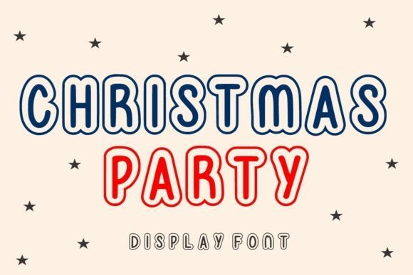 Christmas Party Font - Featured Image