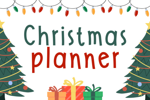 Christmas Planner Font - Featured Image