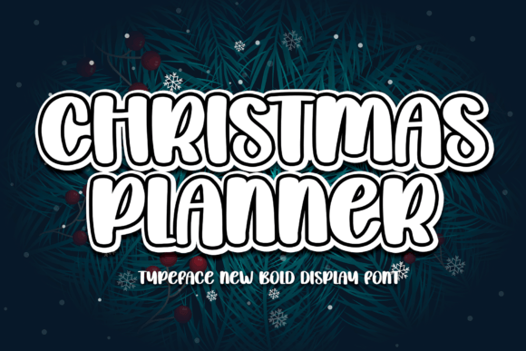 Christmas Planner Font - Featured Image