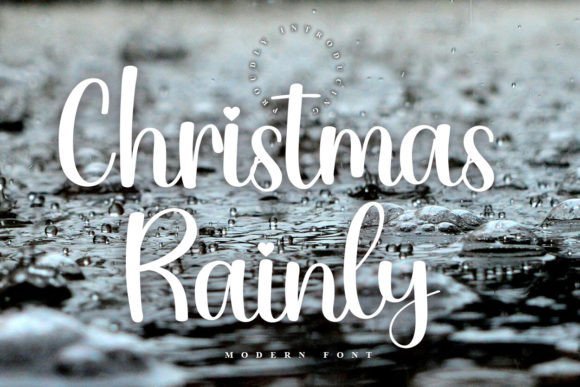 Christmas Rainly Font - Featured Image