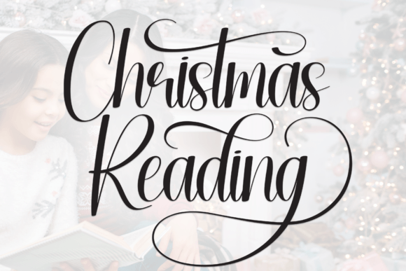 Christmas Reading Font - Featured Image