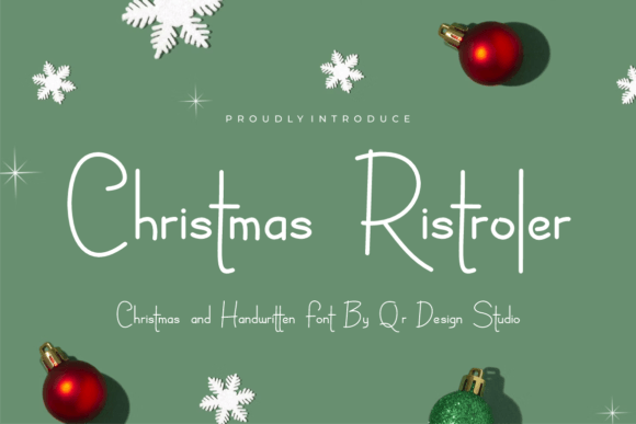 Christmas Ristroler Font - Featured Image
