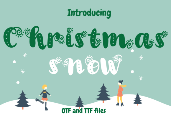 Christmas Snow Font - Featured Image