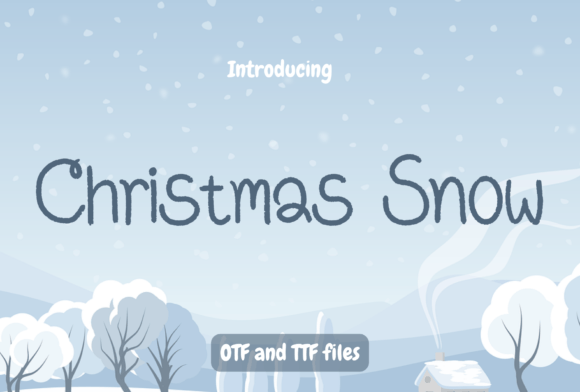 Christmas Snow Font - Featured Image