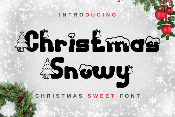 Christmas Snowy Font - Featured Image