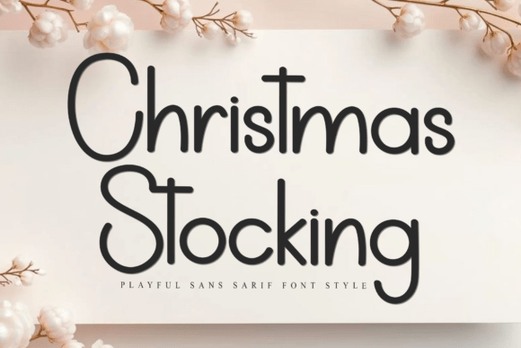 Christmas Stocking Font - Featured Image