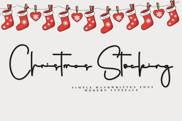 Christmas Stocking Font - Featured Image