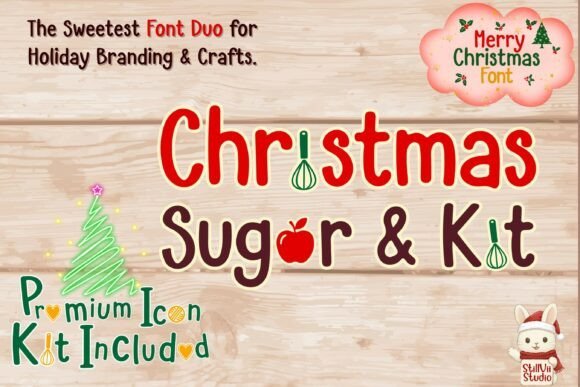 Christmas Sugar and Kit Duo Font - Featured Image