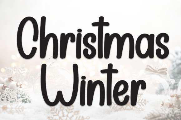 Christmas Winter Font - Featured Image
