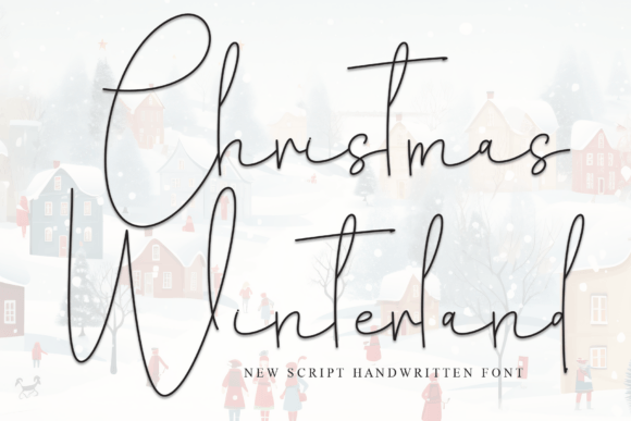 Christmas Winterland Font - Featured Image