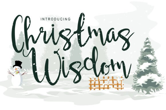 Christmas Wisdom Font - Featured Image