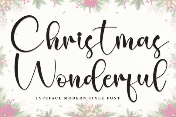 Christmas Wonderful Font - Featured Image