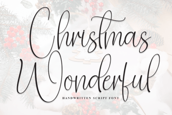 Christmas Wonderful Font - Featured Image
