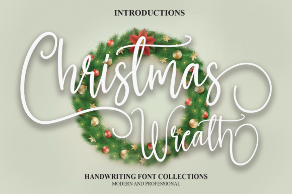 Christmas Wreath Font - Featured Image