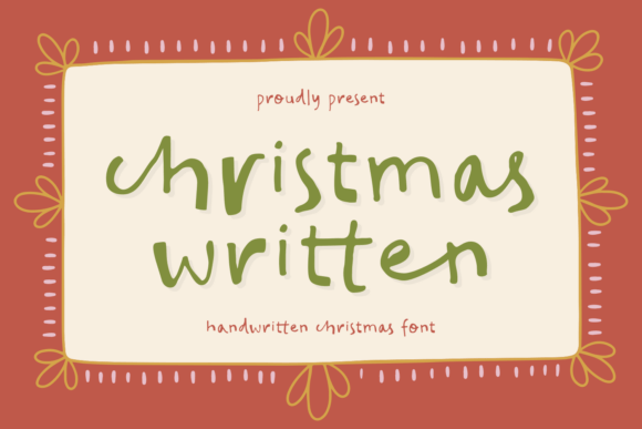 Christmas Written Font - Featured Image