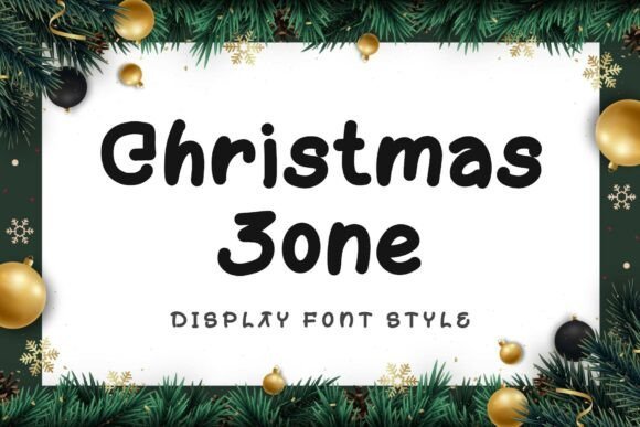 Christmas Zone Font - Featured Image
