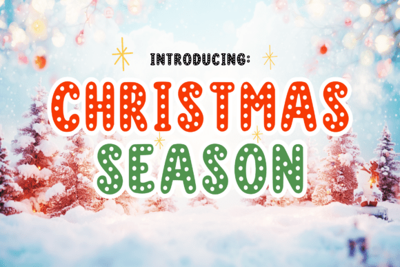 Christmasseason Regular Font - Featured Image