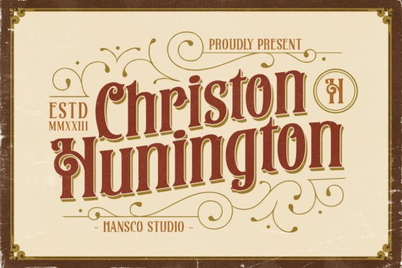 Christon Hunington Font - Featured Image