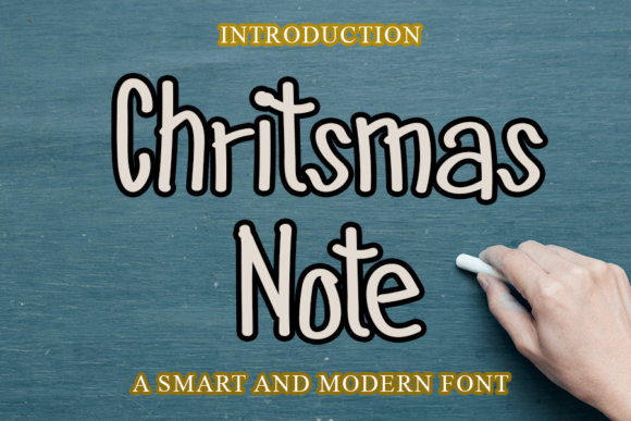Chritsmas Note Font - Featured Image