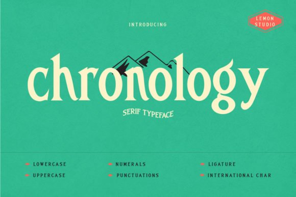 Chronology Font - Featured Image