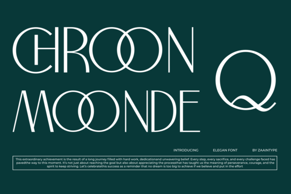 Chroon Moonde Font - Featured Image