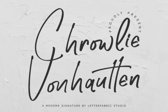 Chrowlie Vonhautten Font - Featured Image