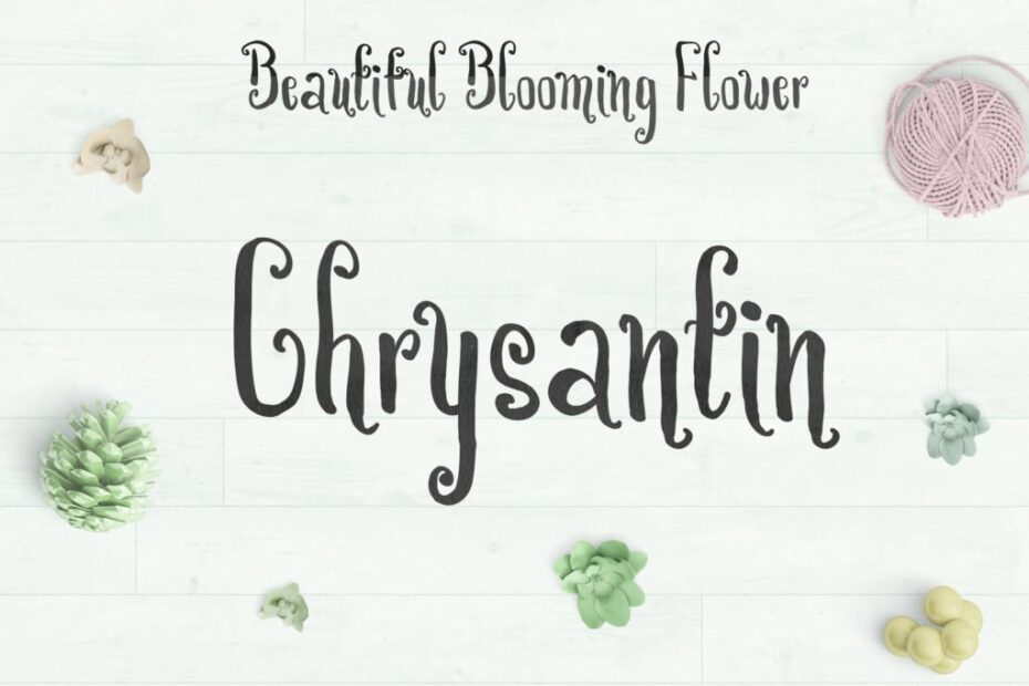 Chrysantin Font - Featured Image