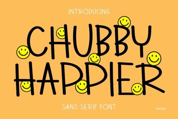 Chubby Happier Font - Featured Image