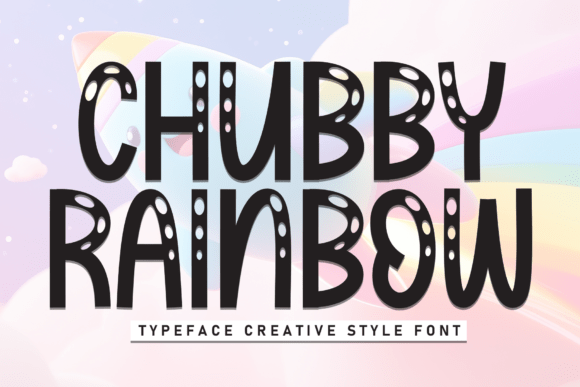 Chubby Rainbow Font - Featured Image