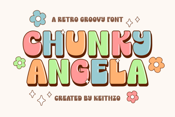 Chunky Angela Font - Featured Image