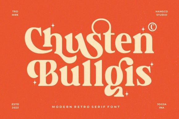 Chusten Bullgis Font - Featured Image