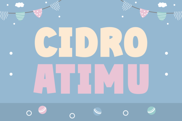 Cidro Atimu Font - Featured Image