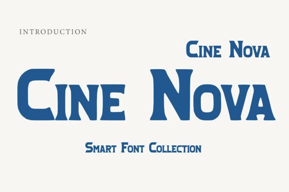 Cine Nova Font - Featured Image