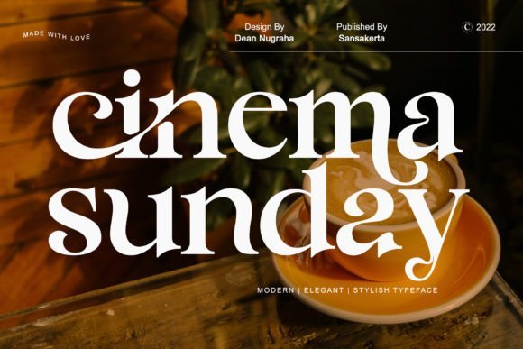 Cinema Sunday Font - Featured Image