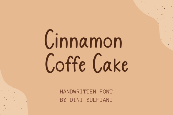 Cinnamon Coffe Cake Font - Featured Image