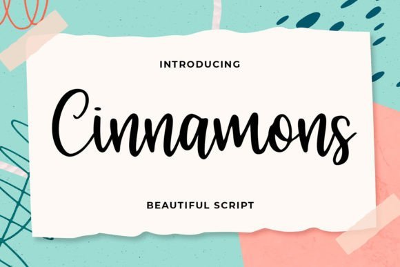 Cinnamons Font - Featured Image