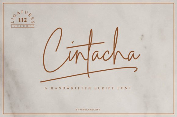 Cintacha Font - Featured Image