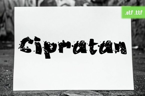Cipratan Font - Featured Image