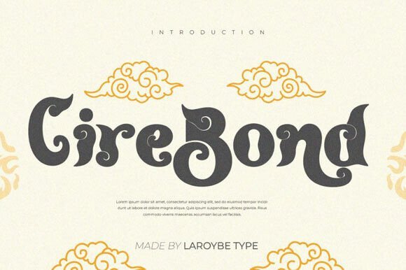 Cirebond Font - Featured Image