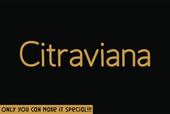 Citraviana Font - Featured Image