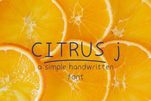 Citrus J Font - Featured Image