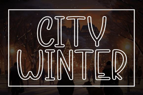 City Winter Font - Featured Image