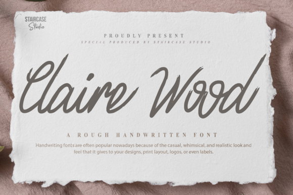 Claire Wood Font - Featured Image